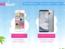 Tablet Screenshot of cellbeach.com